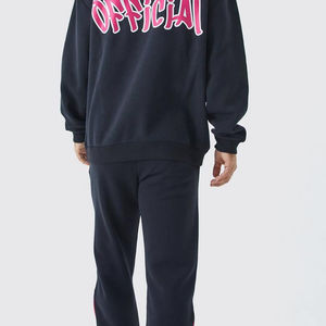 Qualité supérieure Hommes Survêtements Streetwear 100% Coton Survêtement Logo Personnalisé Courir En Plein Air Jogging Ensemble Survêtements - Product Image 6