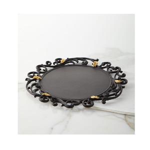 แท่นวางเค้กโลหะ2ชั้นคุณภาพสูงใช้ซ้ำได้เป็นมิตรกับสิ่งแวดล้อมชุบทองสำหรับตกแต่งงานวันเกิดถุง OPP - Product Image 4