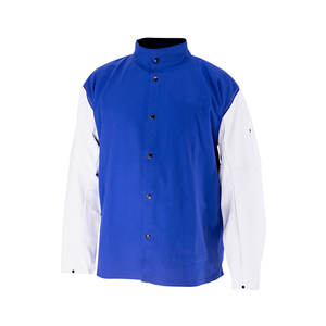 Abrigo de soldadura para hombre con tela resistente al calor Precio al por mayor Venta en línea Chaqueta DE TRABAJO - Product Image 5