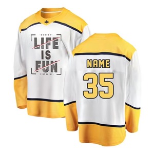 Nouveauté, uniformes de hockey sur glace personnalisés de haute qualité, service OEM, dernier design, ensembles de tenues élégants, respirants, séchage rapide, 100% - Product Image 3