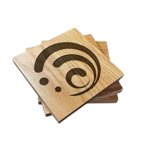 Posavasos de té bonito marrón redondo hecho a mano más vendido con diseño de alfombrillas y almohadillas de acabado de nogal de tamaño personalizable - Product Image 3