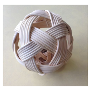 Décor de boule de rotin naturel-Artisanat traditionnel tissé à la main, parfait pour les cadeaux, le style de la maison ou les expositions culturelles - Product Image 5