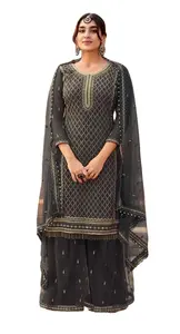 Shalwar Kameez Pakistaní para Mujer al por Mayor, Ropa Étnica de Tela Cosida, Nueva Moda ODM - Product Image 6