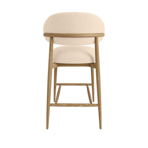 Modern <b>Upholstered</b> Dining <b>Chair</b> with Wooden Frame - Product Image 4