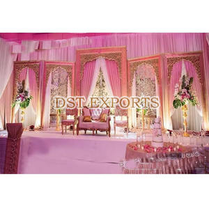 Scène de mariage au design élégant et panneaux en cuir, avec structure de support en cuir pour scène de mariage, la meilleure option aux États-Unis - Product Image 4