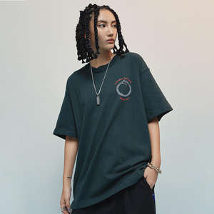 T-shirts en tricot pour hommes avec logo personnalisé |   Sérigraphie |   Vêtements de sport de haute qualité en coton biologique 100% - Product Image 2