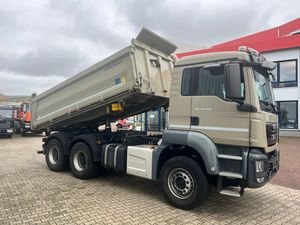 Camion lourd MAN TGS 26.460 6x4 Euro6 2017, benne basculante, moteur diesel, caméra arrière, direction à gauche 360°, capacité 31-40T, automatique 30t - Product Image 2