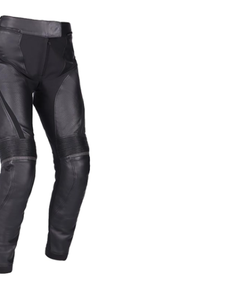 Pantalon de moto en cuir de vache et tissu Samtex, extensible dans les quatre sens, imperméable, coupe-vent, respirant, pour café racer, course automobile, conduite - Product Image 6