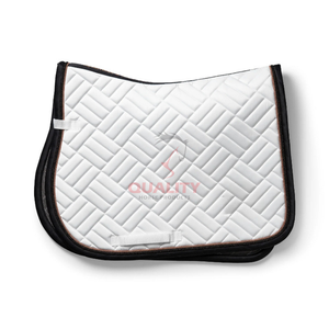 แผ่นรองอานม้าภาษาอังกฤษทนทานน้ำหนักเบาแบบ2025พร้อมซับในนุ่มระบายอากาศได้ดีดีไซน์โครงสร้างสวมใส่สบายเหมาะสำหรับม้า - Product Image 4