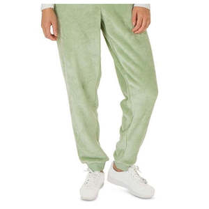 Pantaloni Jogger Cargo in Tela Comodi per Ragazze Hippie Rose, Vita Alta/Media, Traspiranti, Casual, Verdi, Taglia XS, Effetto Stropicciato Animalier - Product Image 3