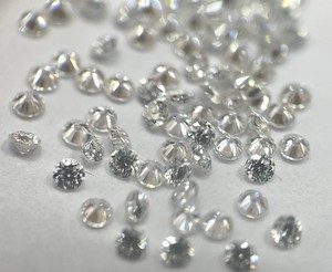 E-f Blanc Couleur 1mm Moissanite Diamant Rond Brillant Coupe Vs Pureté - Product Image 1