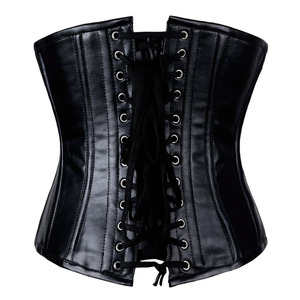 New Design Professional <b>Women's</b> Leather <b>Corset</b> with Rivet Eco-Friendly Lightweight Customizable Sizes/Colors Low Price Wholesale - Product Image 3