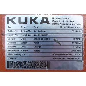 KUKA KR 180 R2900 PRIME - Product Image 2