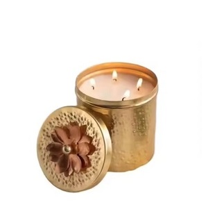 Bougie parfumée gravée à la main accessoires lumineux et parfumés bougeoir votif maison restaurants événements et mariages éclairage - Product Image 5