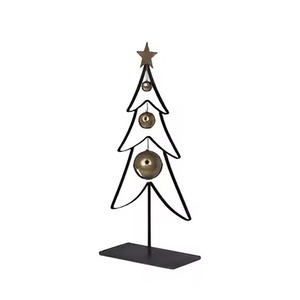 Sapin de Noël de style moderne avec cloche pour la décoration, table de fête, décoration de table - Product Image 1