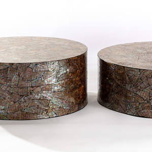 Table basse en perles de nacre, meubles en mosaïque de conception moderne, incrustation, fabriquée au Vietnam, vente en gros - Product Image 6