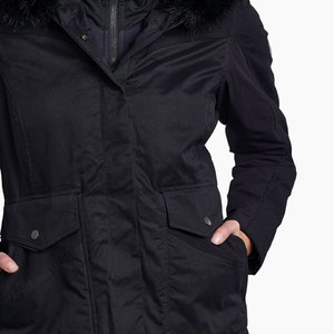 แจ็คเก็ตพาร์กาแบบมีฮู้ดขนสัตว์ ดีไซน์ใหม่สำหรับผู้ชาย น้ำหนักเบา กันลม มีซิปยาว พร้อมโลโก้ที่ออกแบบเองได้ - Product Image 5