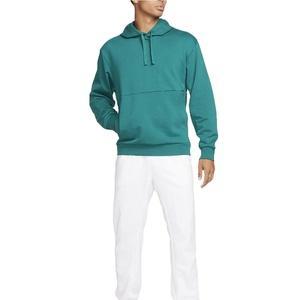 Comfortable Lightweight Winter Men Hoodies Breathable Fleece Pullover Solid 100% Cotton Eco-Friendly Embroidered Quick Dry - Product Image 1