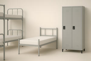 Lit superposé en métal de luxe de 51mm avec tuyau Fabricant européen pour chambres, ateliers, hôpitaux, autres espaces de vie - Product Image 4