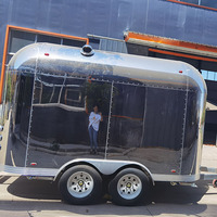Promotion : Remorque de Restauration Mobile, Chariot à Hot-dogs et Glaces, Chariot de Restauration Rapide, Bar Mobile, Remorque Cuisine, Food Truck