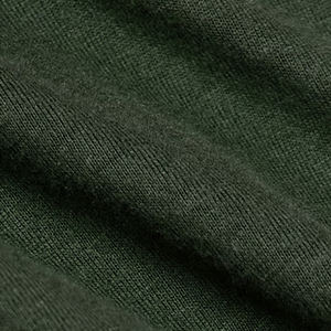 Camiseta clásica de cuello redondo relajado y cómodo para hombre, traje deportivo básico de oliva oscuro, camiseta de tacto suave para hombre - Product Image 6