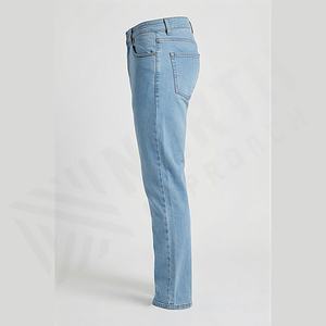 กางเกงยีนส์ผู้ชายทรงสลิมฟิตสั่งตัดได้ ราคาขายส่ง ดีไซน์เรียบง่ายทันสมัย ออกแบบเองได้ ปรับแต่งสีได้ - Product Image 3