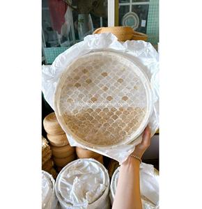 Bandejas para servir de nácar, bandeja de nácar, decoración para el hogar, venta al por mayor, incrustaciones de nácar, hecho a mano moderno en Vietnam - Product Image 4