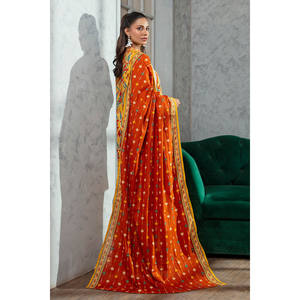 WNS-52098 Conjunto de 3 Piezas de Salwar Kameez Anarkali de Algodón Khaddar con Dupatta para Festivales, Estilo de Vestido Pakistaní e Indio - Product Image 6