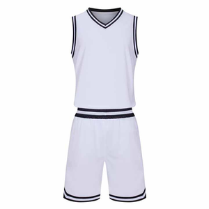 Uniformes de basket-ball pour jeunes en polyester à séchage rapide de haute qualité ensemble unisexe respirant pour hommes et enfants pour les sports d'été - Product Image 1