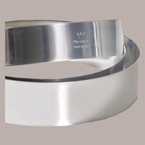 1 pieza de molde de acero de banda de anillo circular redondo para postre para pasteles Semifreddo y helado DM20H4 cm - Product Image 5