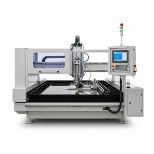 Découpeuse à jet d'eau abrasive CNC, machine de découpe de haute précision pour le métal, la pierre, le verre, la céramique, utilisation en atelier industriel - Product Image 4