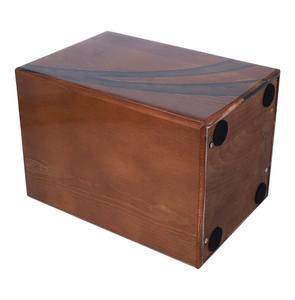 Urna de madera y resina para cenizas humanas Urna de cremación de diseño moderno Caja ataúd decorativo de tamaño adulto de madera y resina - Product Image 3