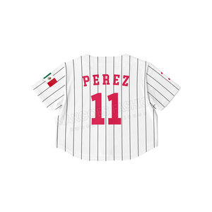 Personalice su propio logotipo Top corto para mujer Uniforme de béisbol Venta caliente Jersey de béisbol para mujeres Eventos de equipos - Product Image 3