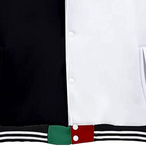 Chaqueta universitaria de estilo Letterman de calidad superior para hombre, tamaño personalizado, lona transpirable, soporte, Mangas de cuero bordadas para invierno - Product Image 4