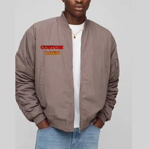 Chaqueta Bomber Impermeable Ligera con Cremallera Completa para Hombre, Estilo Universitario, Satinada, Cortavientos, para Senderismo, Ciclismo y Montaña - Product Image 1