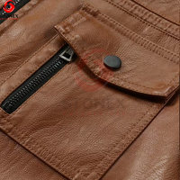 Chaqueta de Motocicleta para Hombre, Nueva, de Invierno, Impermeable, Transpirable, Ecológica, Resistente al Viento, de Alta Calidad, de Piel de Vaca, con Cierre y Tejido de Punto