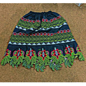 Faldas Polinesias Casuales de Alta Calidad para Mujer, Bordadas a Mano, Ropa Hawaiana en Algodón Pakistaní, Precios Bajos, Faldas Isleñas, MOQ Bajo - Product Image 3