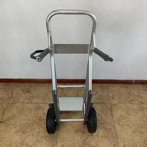 Diable tout-terrain avec roues d'<span class=keywords><strong>escalier</strong></span>, grande plate-forme et arrimage intégré - Product Image 5