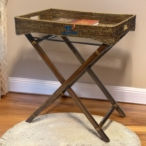 Meilleure vente PLATEAU EN ROTIN pliable du Vietnam avec style boho parfait pour vente en gros bon marché PLATEAU EN ROTIN fonctionnel - Product Image 2