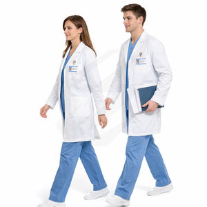 Bata de Laboratorio Médica Personalizada para Médicos, Enfermeras y Personal de Hospital, Ropa de Trabajo Profesional de Manga Larga - Product Image 3