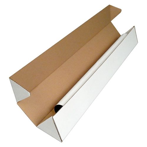 Triangular Postal Boxes Custom Long Brown Corrugated Box - Triangle Shipping Box