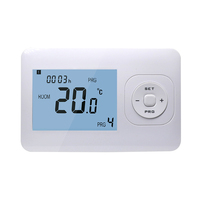 Thermostat sans fil programmable de 7 jours pour la maison intelligente Design moderne CE RED RoHS conforme pour les appartements