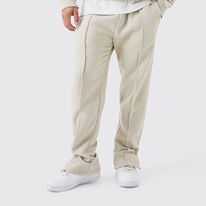 กางเกงวอร์มลำลองผู้ชายพิมพ์โลโก้ตามสั่ง สำหรับออกกำลังกาย ฤดูใบไม้ร่วง ฤดูหนาว ผ้าฝ้าย 100% ทรงเข้ารูป - Product Image 1