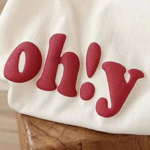 Vente en gros 100% coton personnalisé 3D pour impression bouffante T-shirt unisexe T-shirts à coupe ample pour hommes avec logo imprimé en mousse - Product Image 2