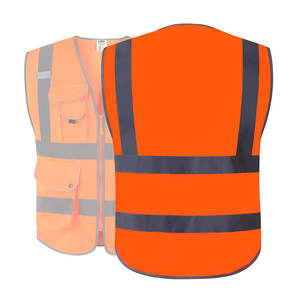 High Visibility Different Colors Security <b>Vest</b> 2026 Customized Best Design Reflective Sleeveless Breathable Safety <b>Vest</b> - Product Image 2
