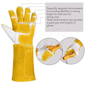 Wholesale Price Top Quality Personalized <b>Welding</b> <b>Gloves</b> Customized Breathable <b>Welding</b> <b>Gloves</b> - Product Image 4