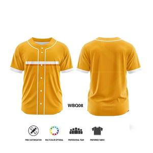 Nuevo 2026 Venta caliente Vintage mejor transpirable de alta calidad ropa deportiva poliéster al aire libre béisbol Jersey con diseño cosido - Product Image 3