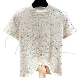 Novedad: Camisetas de Verano para Mujer, Casuales, Estampadas, Ecológicas, Tejidas a Crochet, con Logotipo Personalizado, de Secado Rápido y Transpirables - Product Image 4