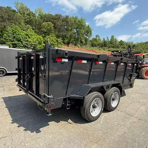 New Dump <b>Trailer</b> 7x14 High Load <b>Utility</b> <b>Cargo</b> <b>Trailer</b> for Farm and Material Hauling - Product Image 2