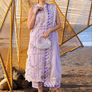 Factory-Made 3-Piece Pakistani Shalwar Kameez New Design Formal Wear Party <b>Dress</b> for Ladies Made From Georgette - Product Image 4